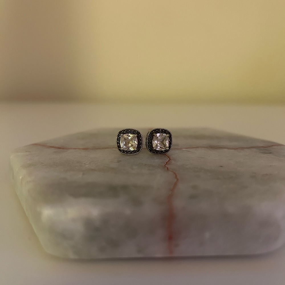 Elegant Silver Stud Earrings
